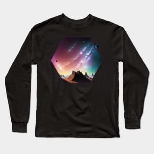 Planets in Space - Cosmic Exploration Design Long Sleeve T-Shirt